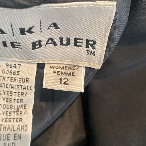 Coordinated set suit pant suit Eddie Bauer black size 12 trouser classic - Picture 8 of 14